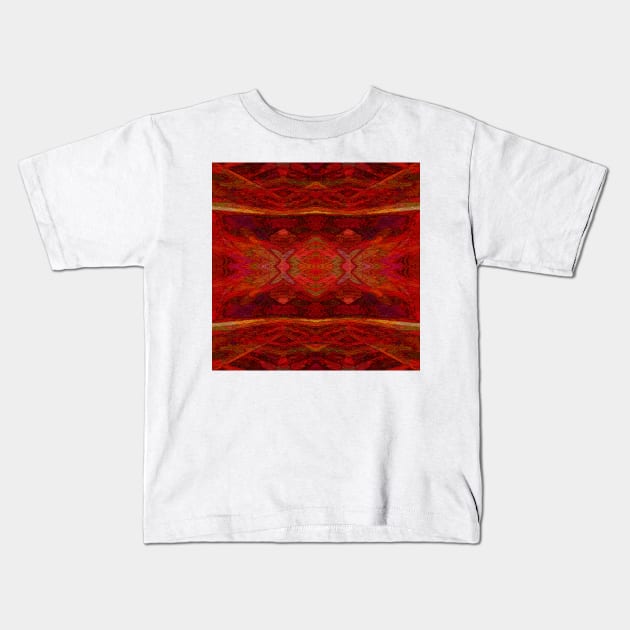 Patterned Blanket Kids T-Shirt by DANAROPER